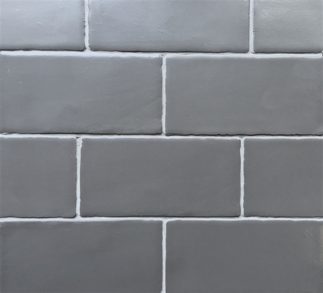 3x6 Dark Gray Matte Subway Ceramic Tile